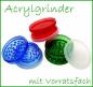 Mobile Preview: Bunte Acryl Grinder mit Fach