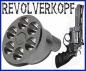 Preview: Revolver Kopf mit Sechs Schuss