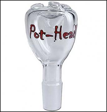 Borosilikatglas-Kopf Pothead 18er
