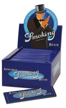 King Size Blättchen Smoking Blue im Karton 50 Stück