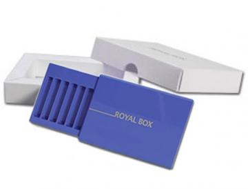 Blaue Royalbox mit Snorter