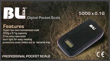 BL Scale Black Leaf Digitalwaage 500g