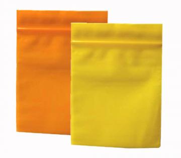 Vakuumschutz Beutel in orange und gelb